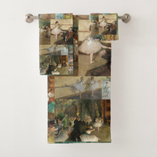 Conjunto De Toalhas Desenhos e pinturas do Balé Edgar Degas