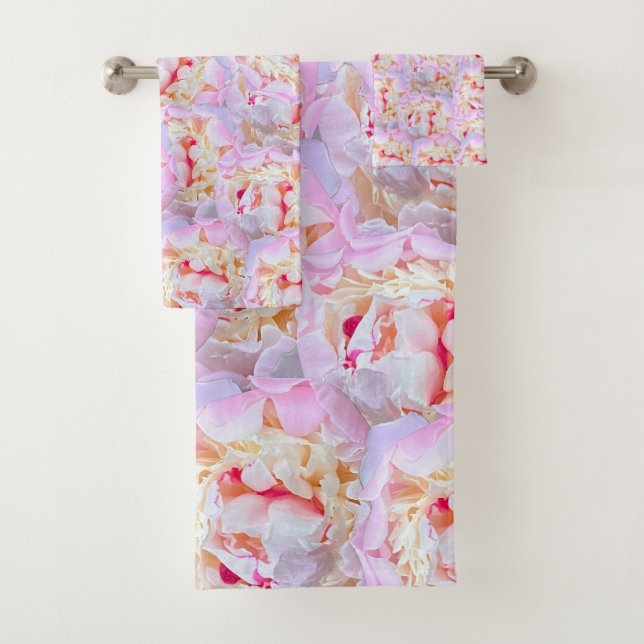 Conjunto De Toalhas Desert Perfume Jam Peonies (Insitu)
