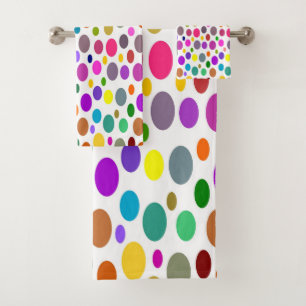Conjunto De Toalhas Design das bolinhas