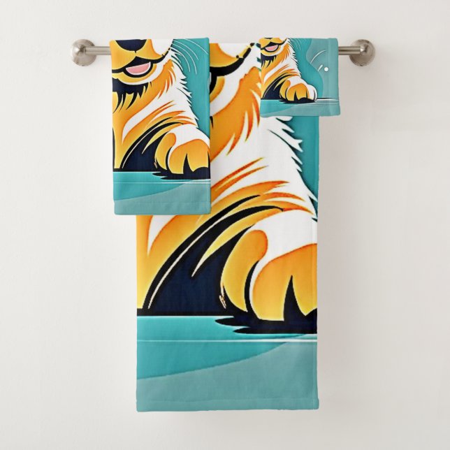 Conjunto De Toalhas Design de Arte Cupada (Insitu)