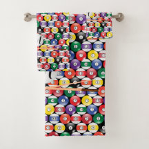 Design de Bola de Piscina Billiard Monograma