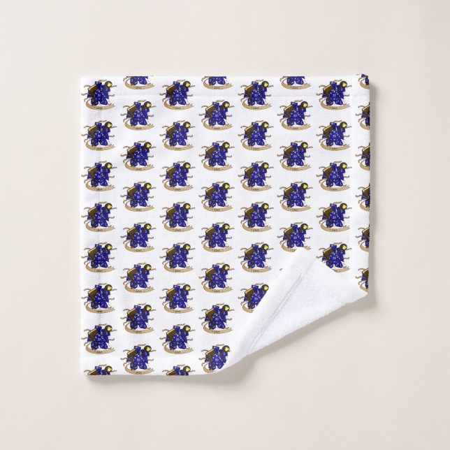 Conjunto De Toalhas Design de Dice do Assistente (Pano de lavar)