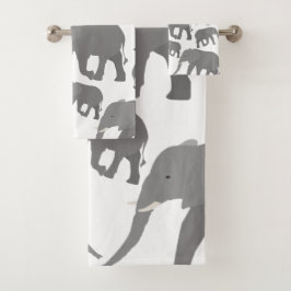Conjunto De Toalhas Design de elefante