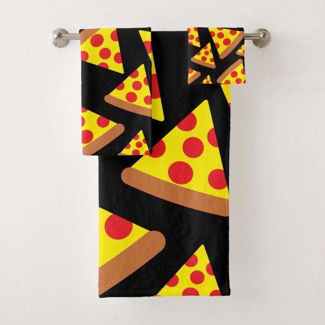 Conjunto De Toalhas Design de fatias de pizza (Insitu)