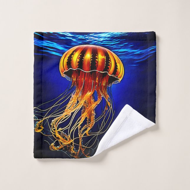 Conjunto De Toalhas Design de geladeiras do Oceano Brilhante (Pano de lavar)