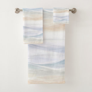 Conjunto De Toalhas Design de Praia Onda Oceânica 365
