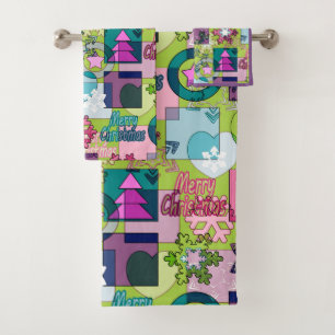 Conjunto De Toalhas Design do Natal