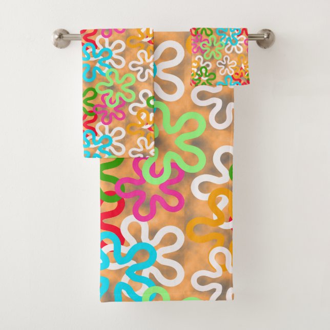 Conjunto De Toalhas Design do padrão africano Ankara (Insitu)