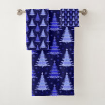 Design do padrão azul da árvore de Natal