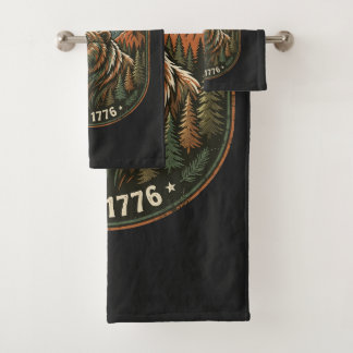 Conjunto De Toalhas Design Retro Camping Hiking Amante da Natureza ao 
