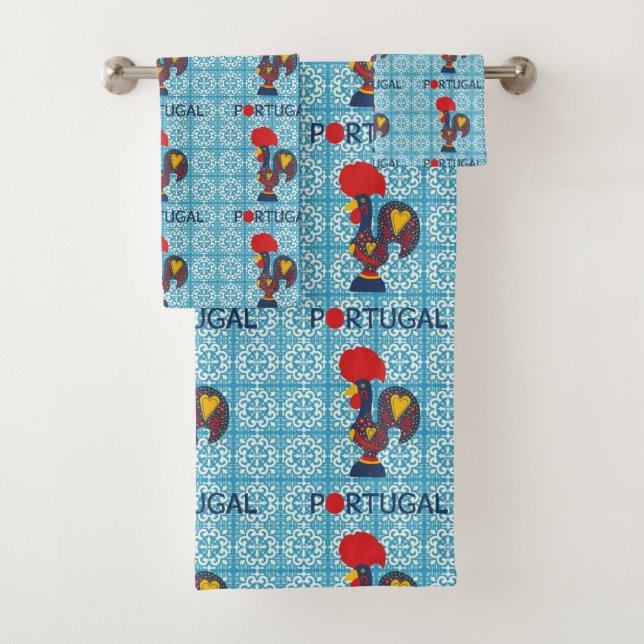 Conjunto De Toalhas Designs portuguesas (Insitu)