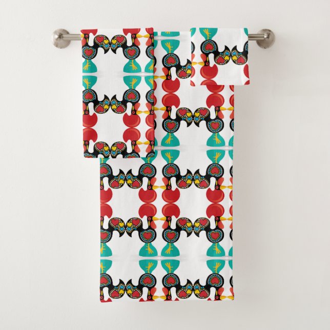 Conjunto De Toalhas Designs portuguesas (Insitu)