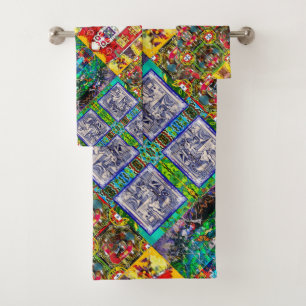 Conjunto De Toalhas Designs portuguesas
