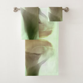 Conjunto De Toalhas Detalhe da Flor Romântica