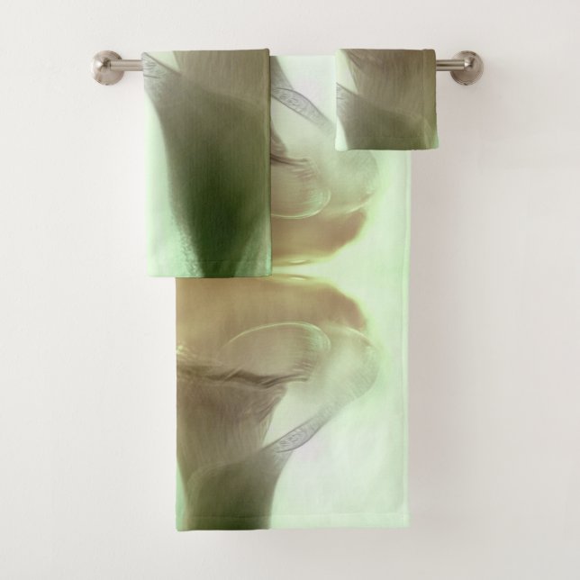 Conjunto De Toalhas Detalhe da Flor Romântica (Insitu)