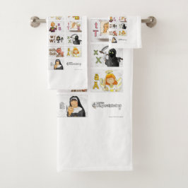 Conjunto De Toalhas Deutsches Fingeralphabet II