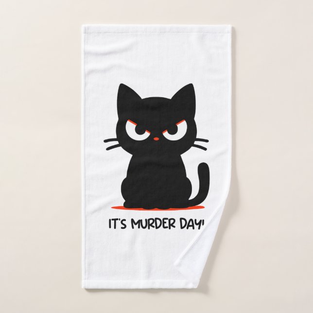 Conjunto De Toalhas Dia do Assassinato (Toalha de mão)