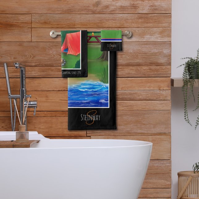 Conjunto De Toalhas Dia e Noite de Acampamento (Criador carregado)