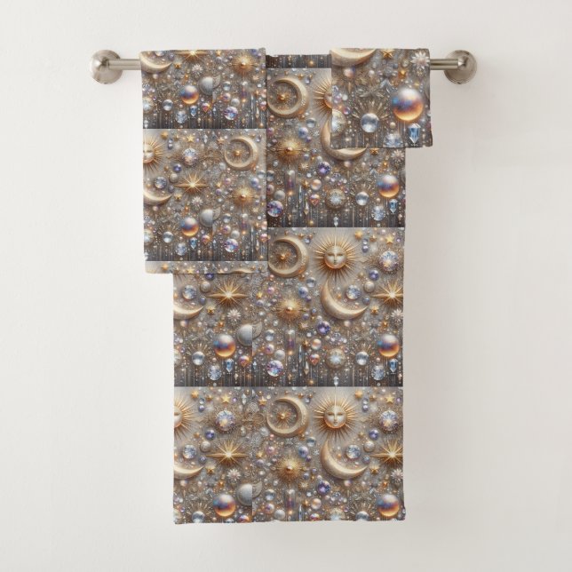 Conjunto de Toalhas Diamante Celestial (Insitu)