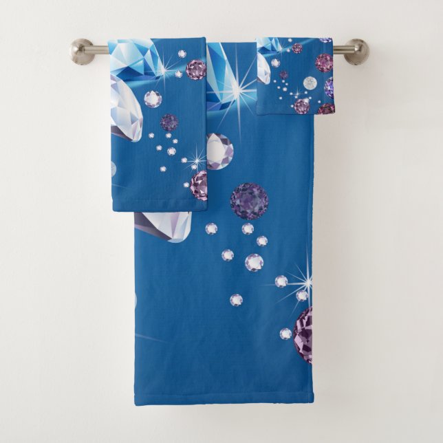 Conjunto De Toalhas Diamond Galaxy 12 (Insitu)