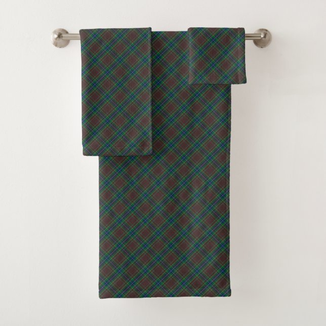 Conjunto De Toalhas Diana Caça Moda Princesa Xadrez Escocês (Insitu)