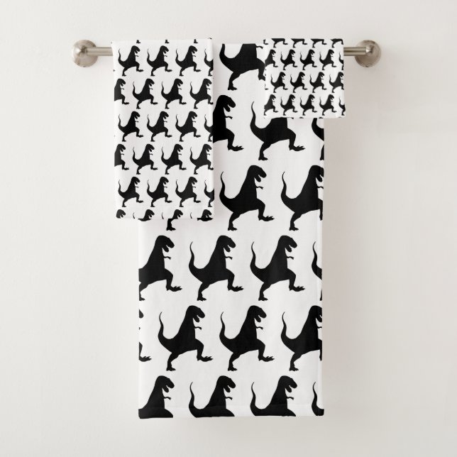 Conjunto De Toalhas Dinossauro T-Rex (Insitu)