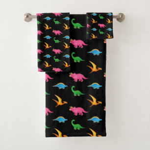 CONJUNTO DE TOALHAS DINOSSAUROS