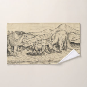 Conjunto De Toalhas Dinossauros clássicos
