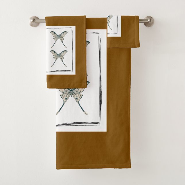 Conjunto De Toalhas Disegni dal fascino sofisticato (Insitu)