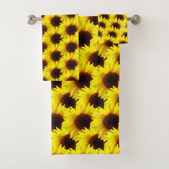 Conjunto De Toalhas Diversão Sunflower no Sol (Insitu)