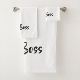 CONJUNTO DE TOALHAS DIVERTIDO, O CHEFE