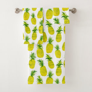 Conjunto De Toalhas Divertimento da fruta tropical do partido do