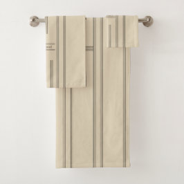 Conjunto de Toalhas do Banheiro