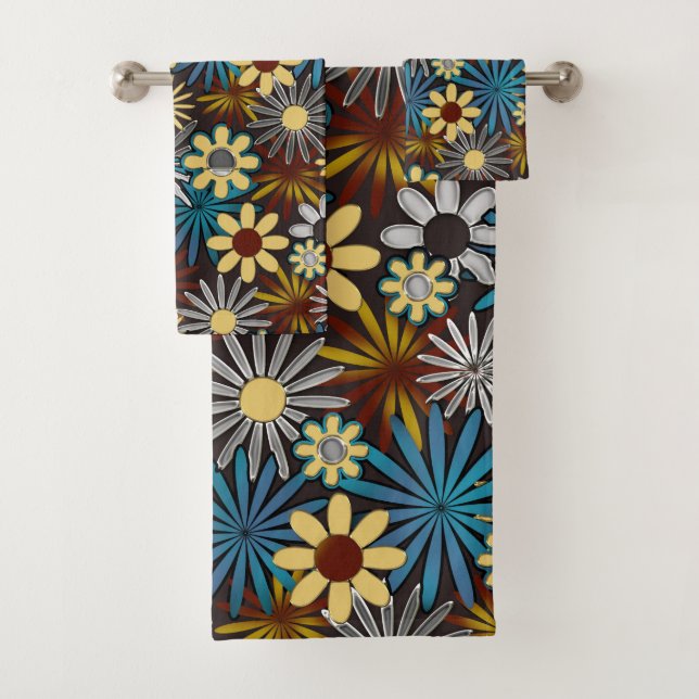 Conjunto de Toalhas do Banho de Dísias Azul e Prat (Insitu)