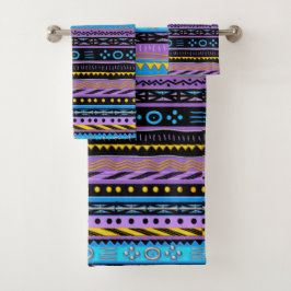 Conjunto de toalhas do banho de mudas moderno mult