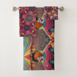 Conjunto de Toalhas do Banho do Caos do Carnaval