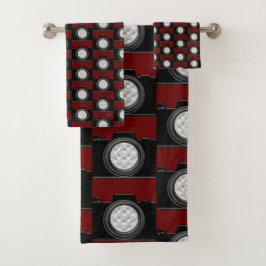 Conjunto de Toalhas do Banho do Tema da Câmara