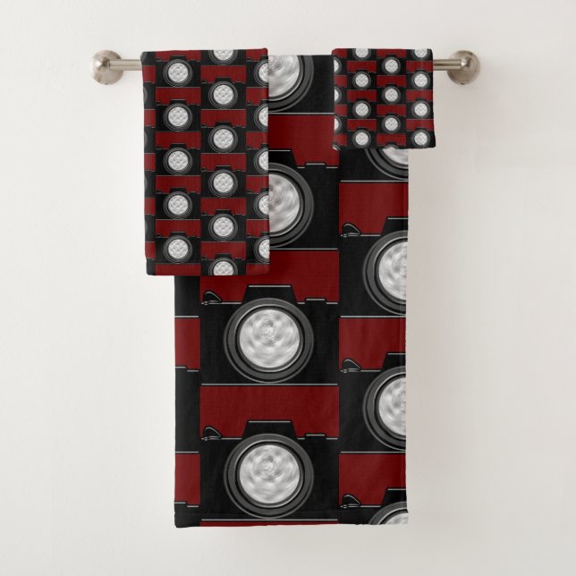 Conjunto de Toalhas do Banho do Tema da Câmara (Insitu)