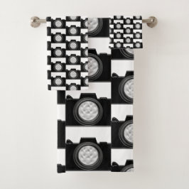 Conjunto de Toalhas do Banho do Tema da Câmara