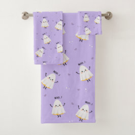 Conjunto de Toalhas do Banho do Tema Halloween