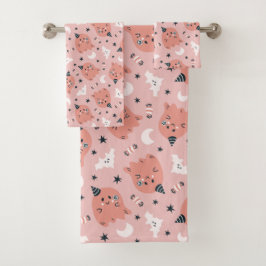 Conjunto de Toalhas do Banho do Tema Halloween