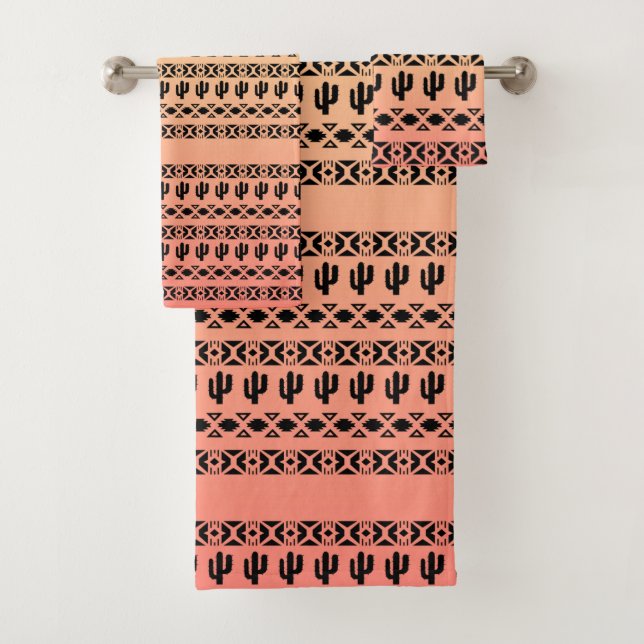 Conjunto de toalhas do Design sudoeste do deserto (Insitu)