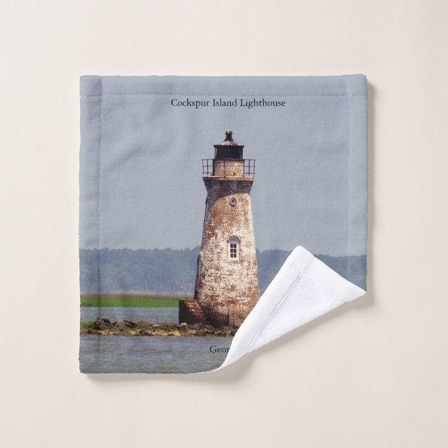 Conjunto de toalhas do Farol da Ilha Cockspur (Pano de lavar)