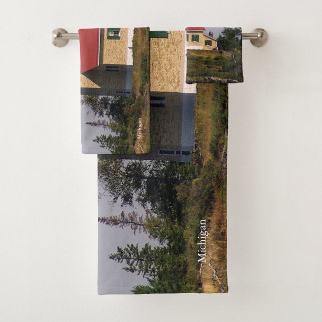 Conjunto de toalhas do farol do porto de cobre (Insitu)