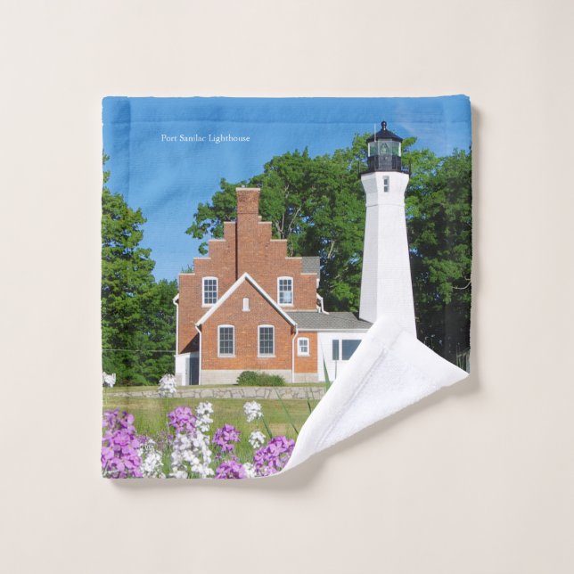 Conjunto de toalhas do farol Port Sanilac (Pano de lavar)