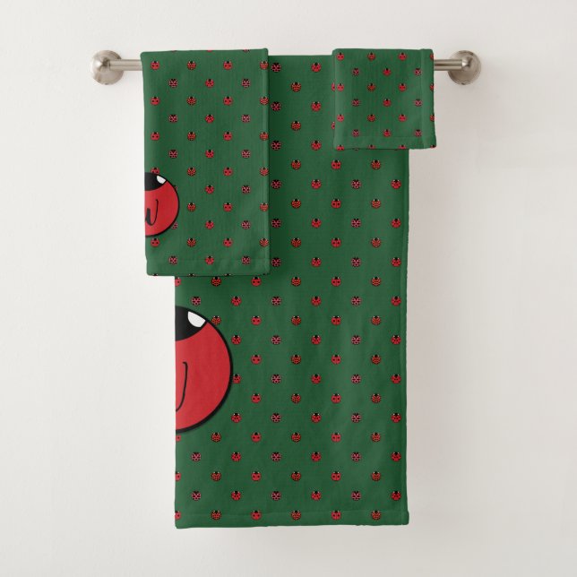 Conjunto de Toalhas do Ladybug Bolinhas (Insitu)