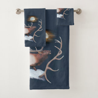 Conjunto de toalhas do touro Elk Bath