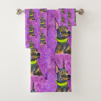 Conjunto de Toalhas Doberman