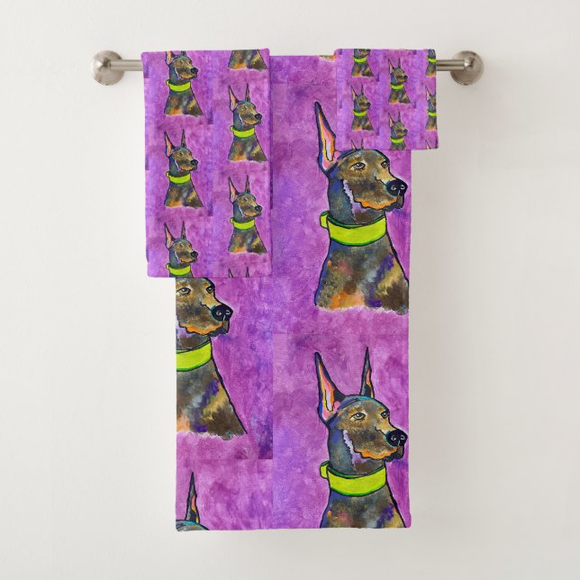 Conjunto de Toalhas Doberman (Insitu)