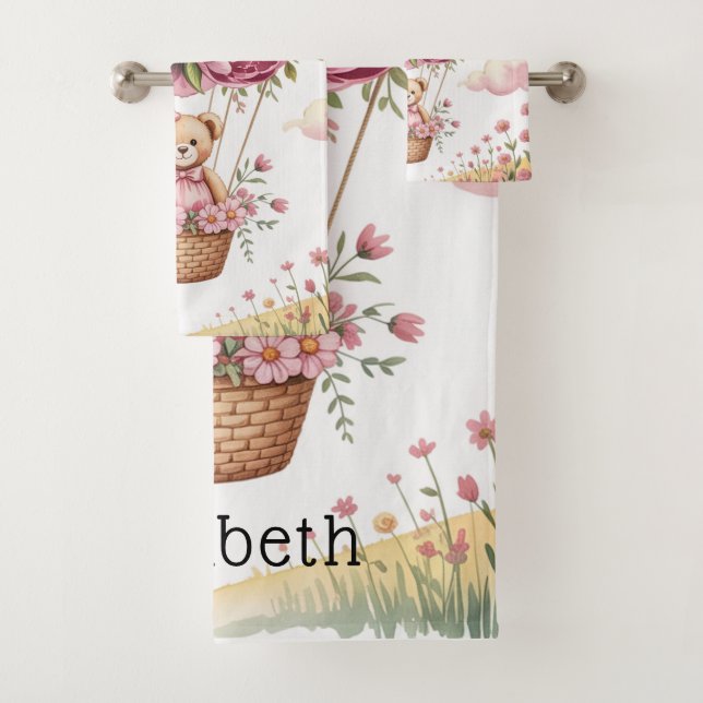 Conjunto De Toalhas Doce Sonhos Bebê Chá Presente (Insitu)